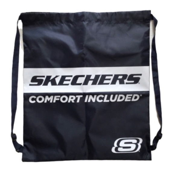 Skechers Drawstring Cinch Sack Blue and White Logo NWOT - Picture 1 of 5